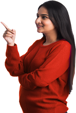 Woman excited