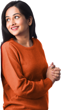 Woman excited