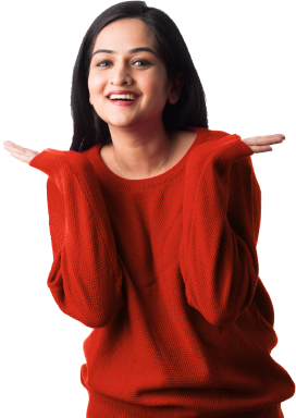 Woman excited